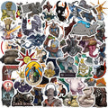 50PCS Dark Souls Scrapbook Stickers DIY Diary Laptop Luggage Skateboard Graffiti Decal Fun Stylish Classic Toys