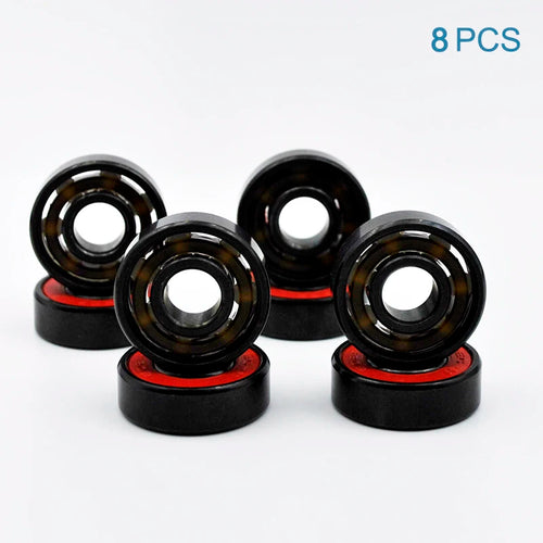 8Pcs 608 2RS Hybrid Ceramic Ball Bearing 8*22*7Mm ABEC-11 High Speed Roller Skate Skateboard Wheel Miniature Longboard Bearings